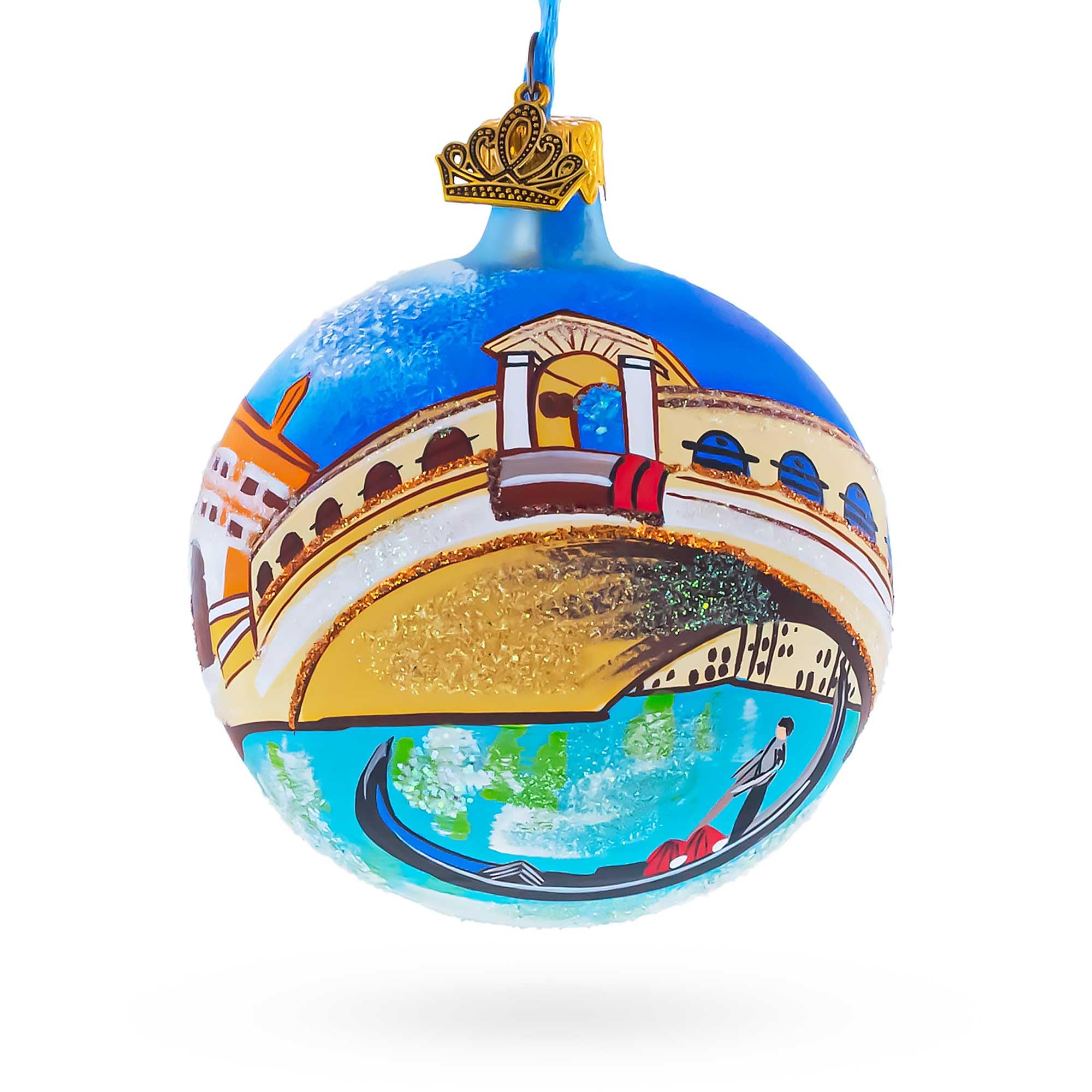 Amazon.com: Gondola Under The Rialto Bridge, Venice, Italy Glass